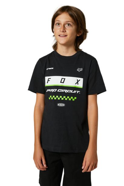 YOUTH PC BLOCK  SS TEE [BLK] YS