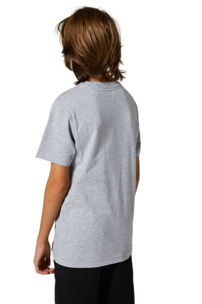 YOUTH PC BLOCK  SS TEE [LT HTR GRY] YS