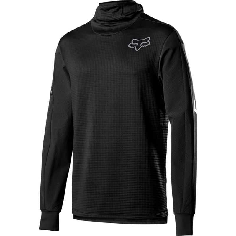 DEFEND THERMO HOODED JERSEY [BLK] S | Fox Racing - UK