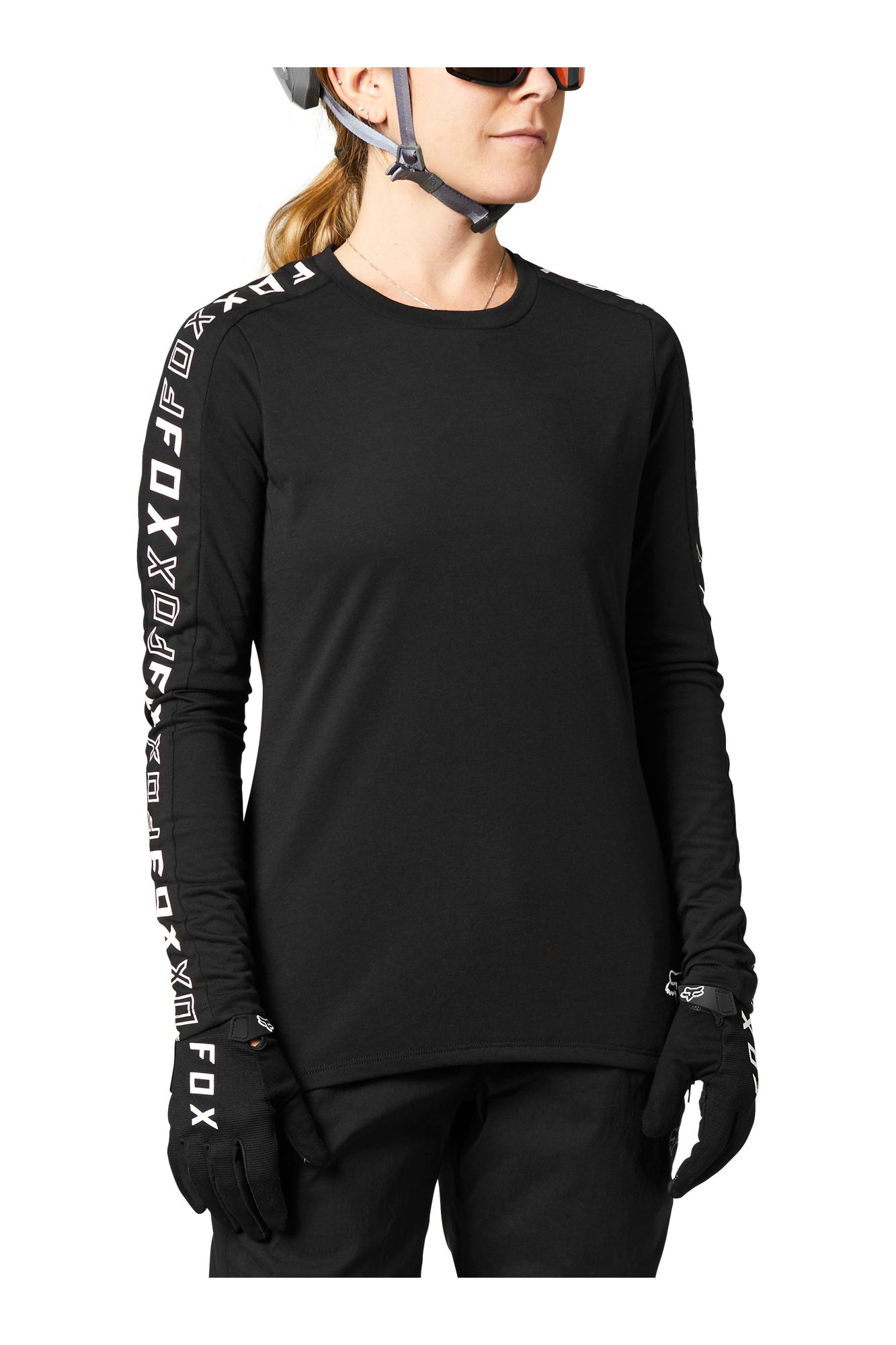 W RANGER DR LS JERSEY [BLK] XS