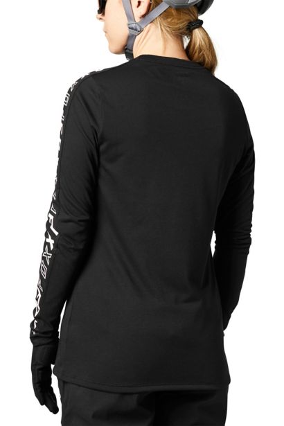 W RANGER DR LS JERSEY [BLK] XS