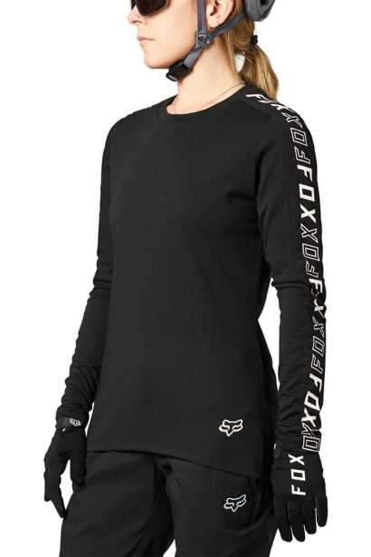 W RANGER DR LS JERSEY [BLK] XS