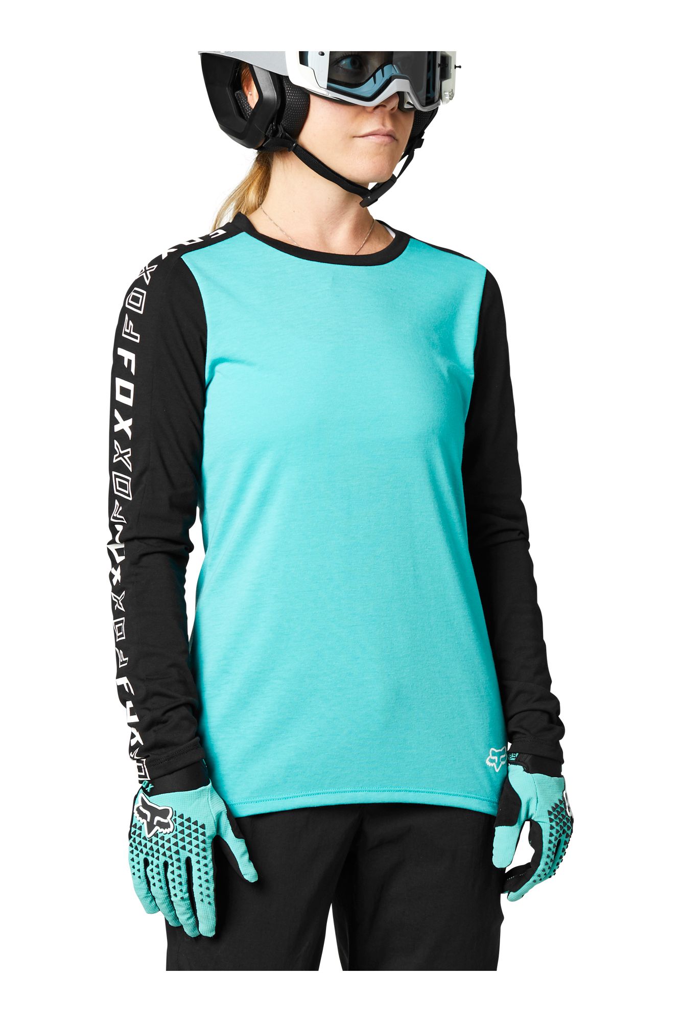 W RANGER DR LS JERSEY [TEAL] XS