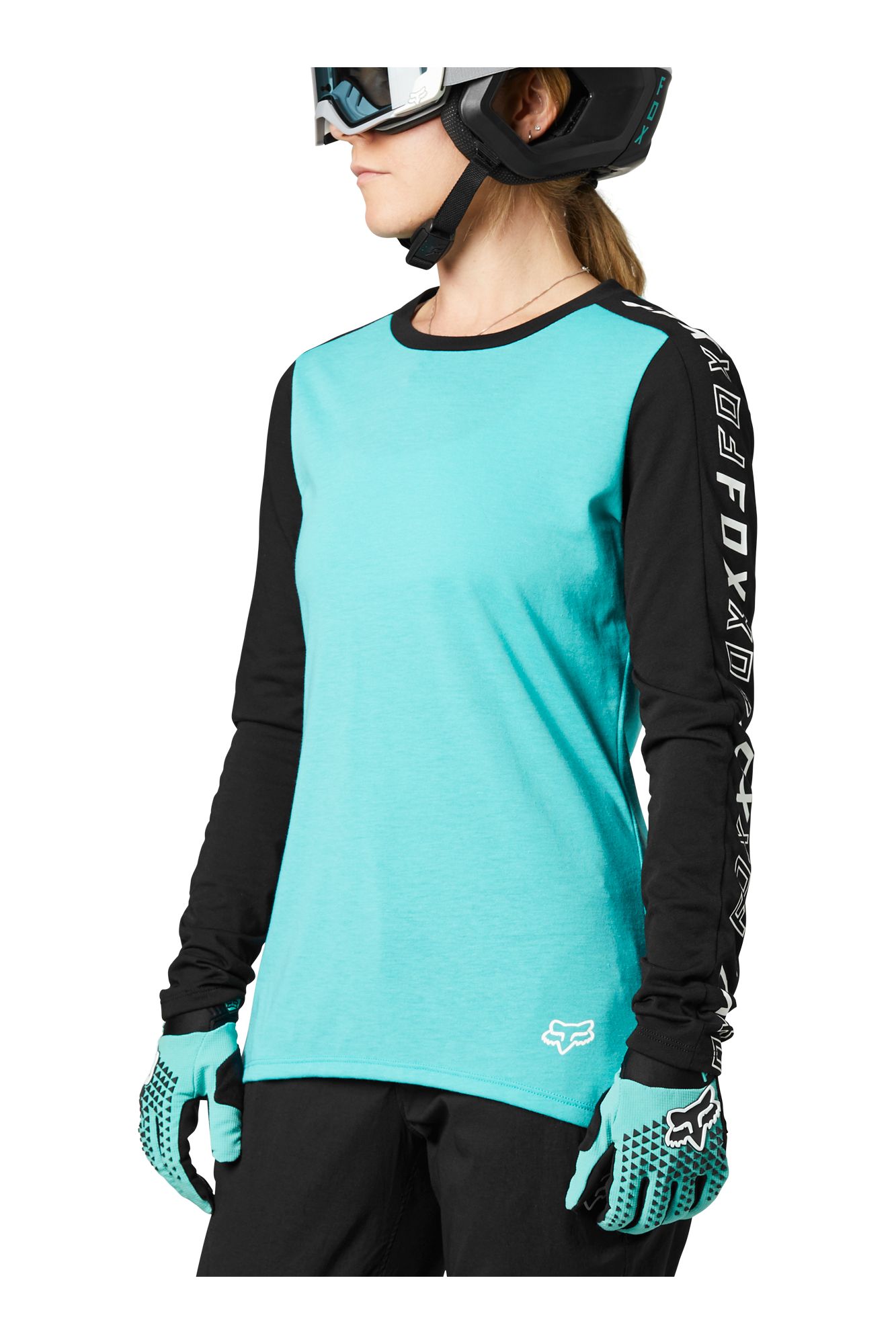 W RANGER DR LS JERSEY [TEAL] XS