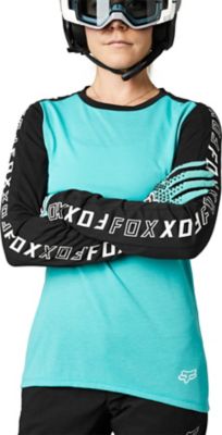 W RANGER DR LS JERSEY [TEAL] XS | Fox Racing - Deutschland