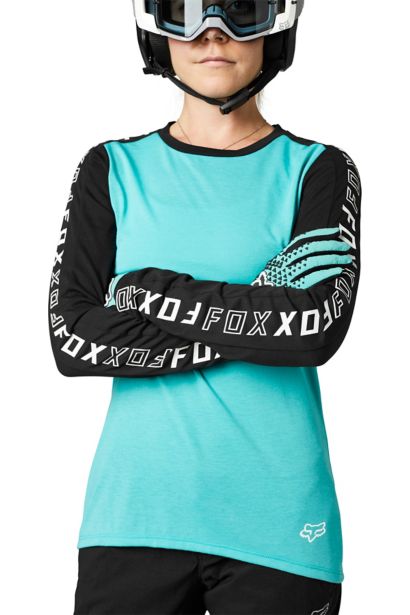 W RANGER DR LS JERSEY [TEAL] XS