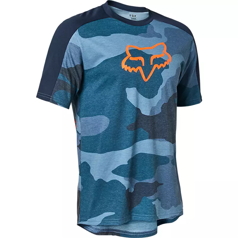 Details about   Fox Racing Ranger Elevated Dri-Release s/s Short Sleeve Jersey Blue Steel 
