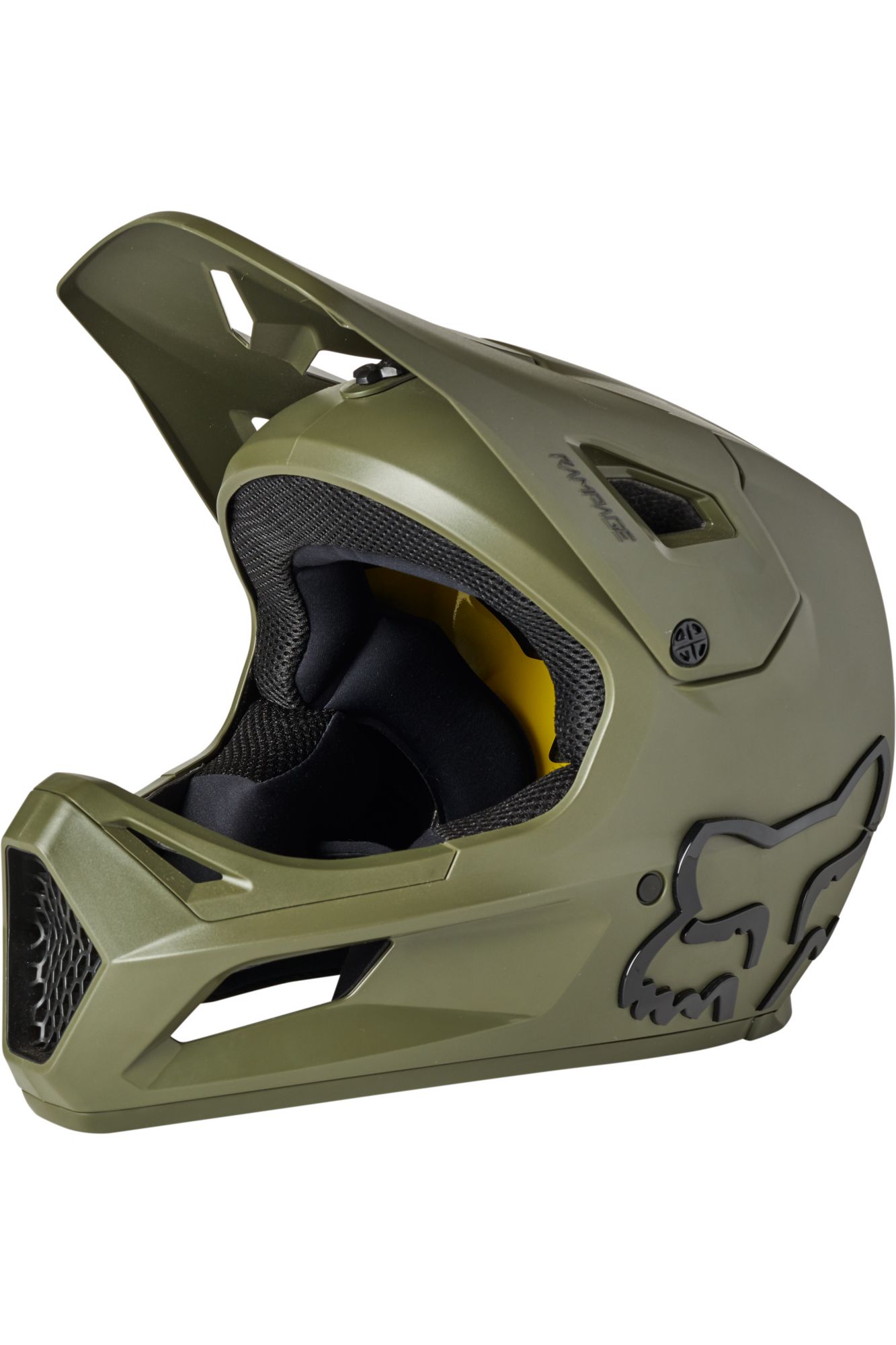 YTH RAMPAGE HELMET, CE [OLV GRN] YS