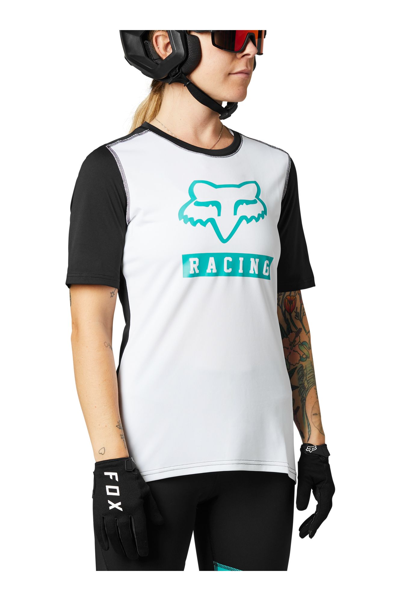 W RANGER SS JERSEY [WHT/BLK] XS