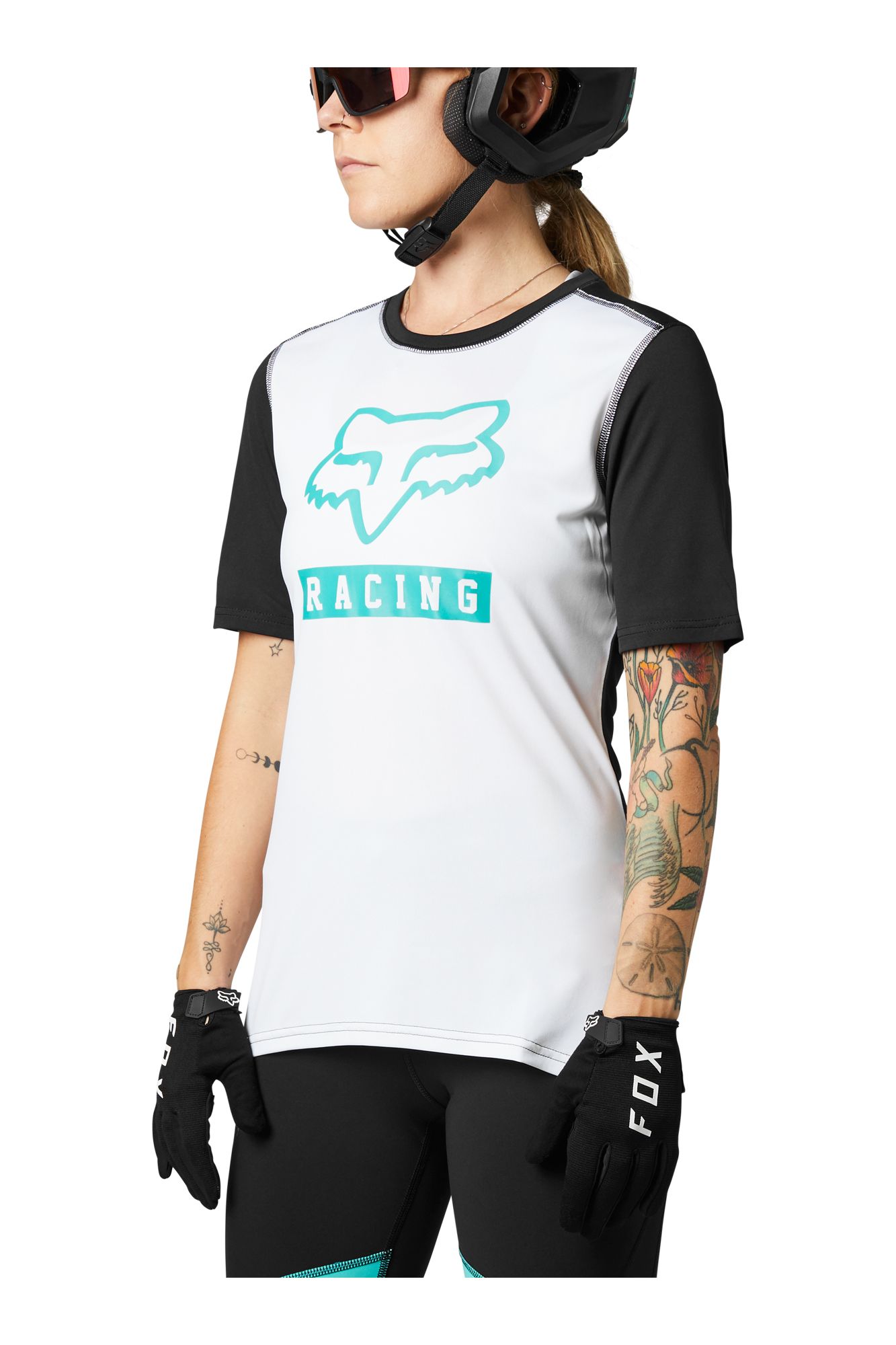 W RANGER SS JERSEY [WHT/BLK] XS