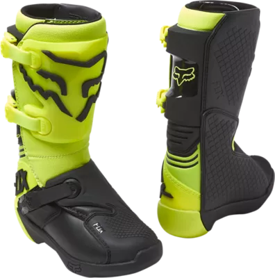 YTH COMP BOOT - BUCKLE [FLO YLW] 2 | Fox Racing®