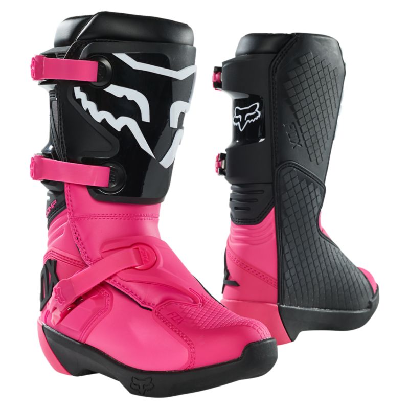 YTH COMP  BOOT - BUCKLE [BLK/PNK] 1 | Fox Racing - Belgi&euml