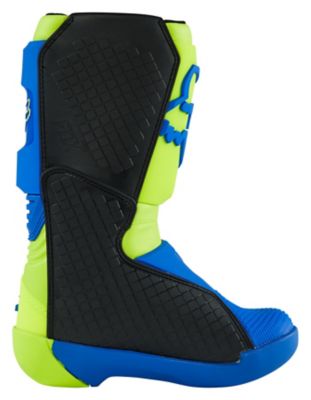 YTH COMP  BOOT - BUCKLE [YLW/BLU] 1 | Fox Racing - Belgi&euml
