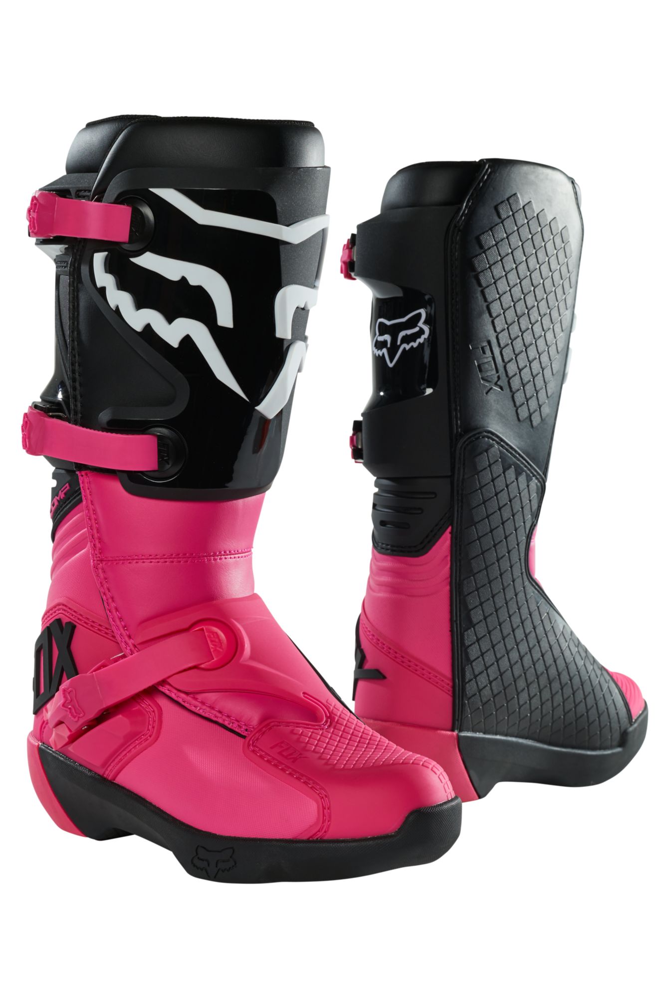 WMNS COMP BOOT - BUCKLE [BLK/PNK] 5