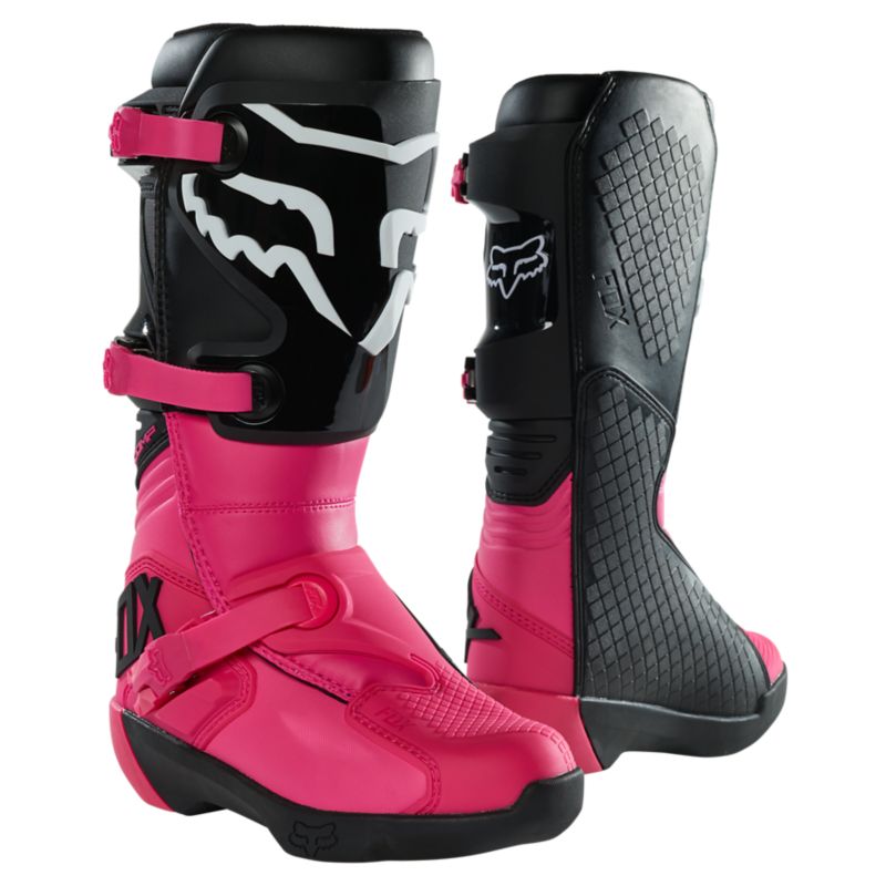 WMNS COMP BOOT - BUCKLE [BLK/PNK] 5 | Fox Racing - France