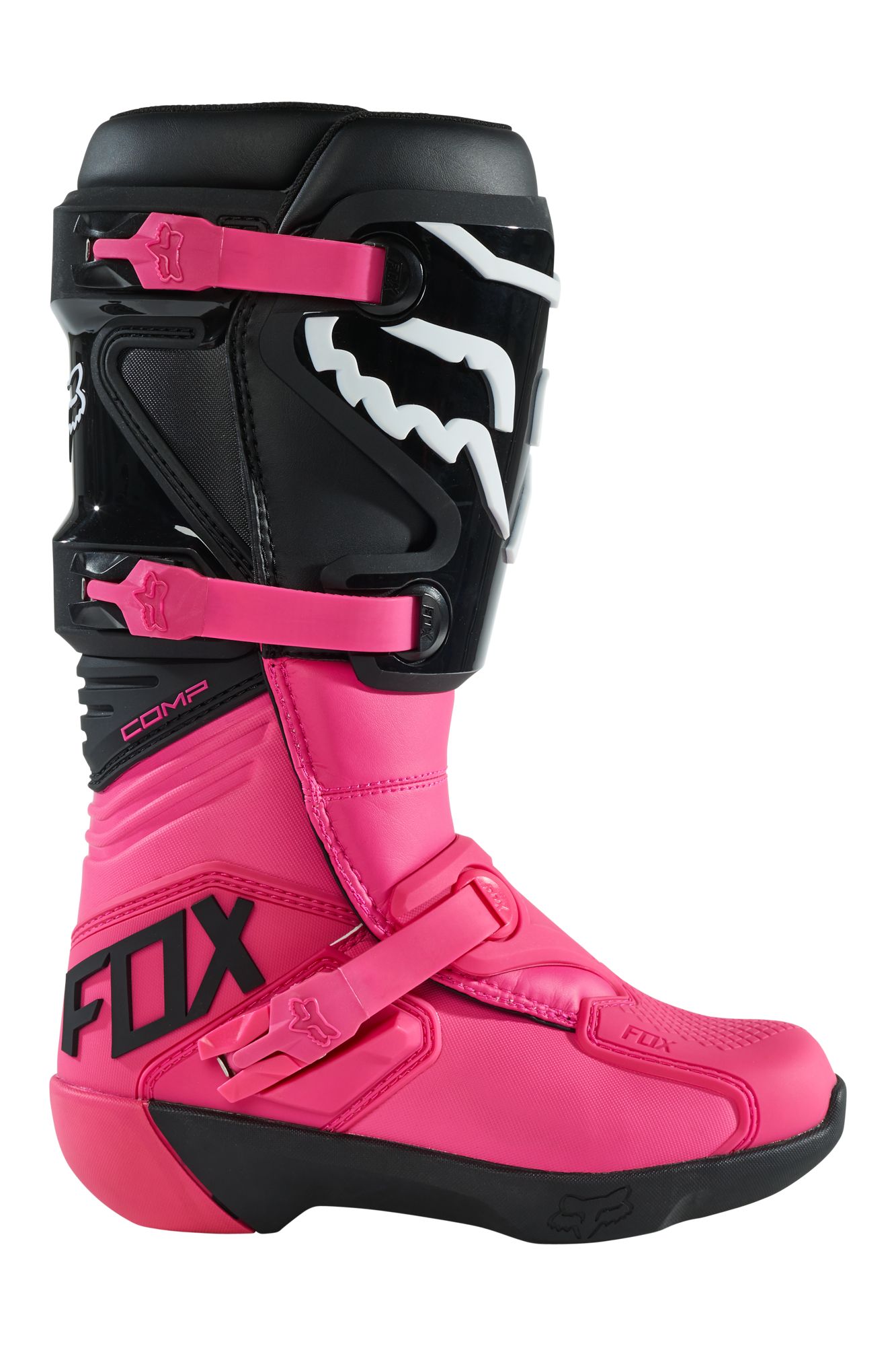 WMNS COMP BOOT - BUCKLE [BLK/PNK] 5