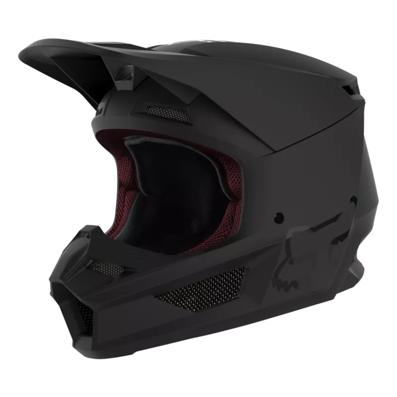 YTH V1 MATTE BLACK HELMET, ECE 