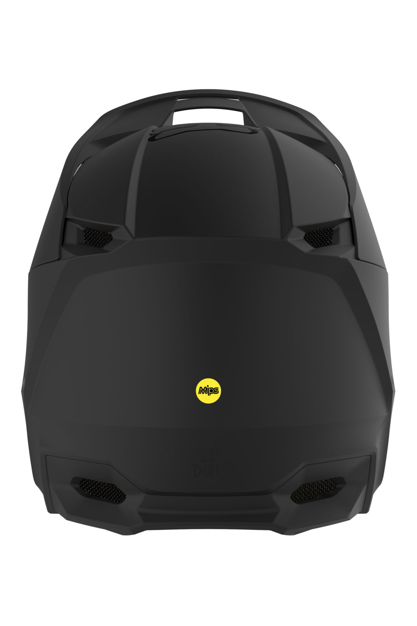 YTH V1 MATTE BLACK HELMET, ECE [MT BLK] YS
