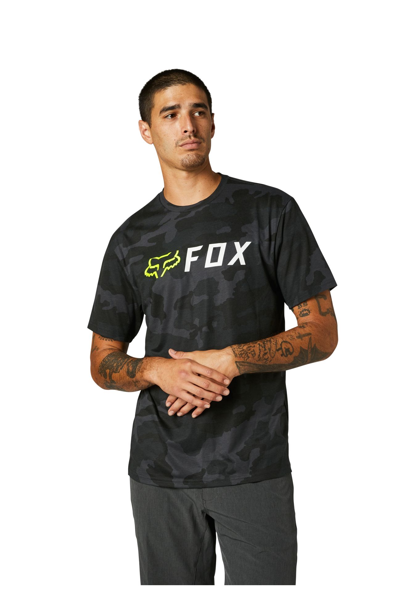 APEX CAMO SS TECH TEE [BLK CAM] S