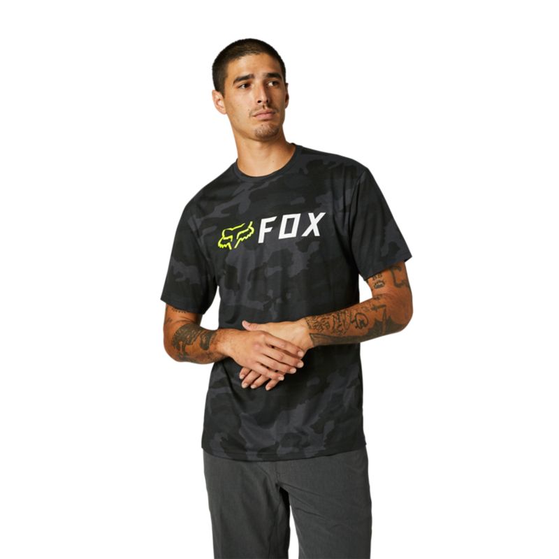 APEX CAMO SS TECH TEE [BLK CAM] S | Fox Racing - France