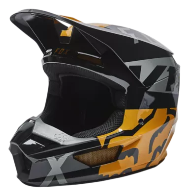 V1 SKEW HELMET, ECE [BLK/GLD] XS