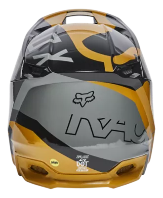 V1 SKEW HELMET, ECE [BLK/GLD] XS