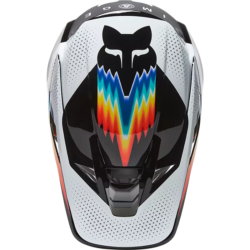 V3 RS RELM HELMET, ECE [BLK/WHT] XL