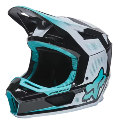 Teal store motocross helmet