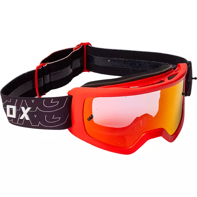 Fluorescent RED, One Size Fox Racing Mens Goggle 