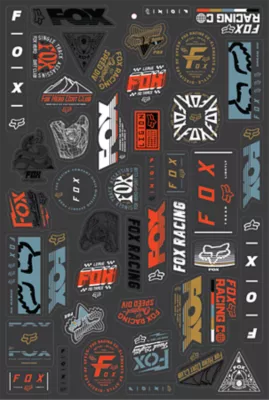 Loja Fox Racing - Cartelas de adesivos - FOX MX Parts