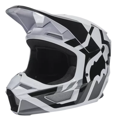 Casco Moto Niño V1 Venz Azul Fox —