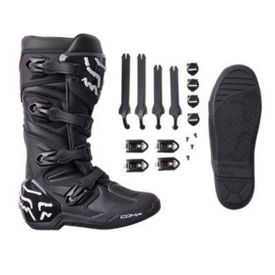 Fox Racing Comp Boot Fluo Red – Motocross-Handschuhe, Minimalistisch, Mit TruFeel-Technologie