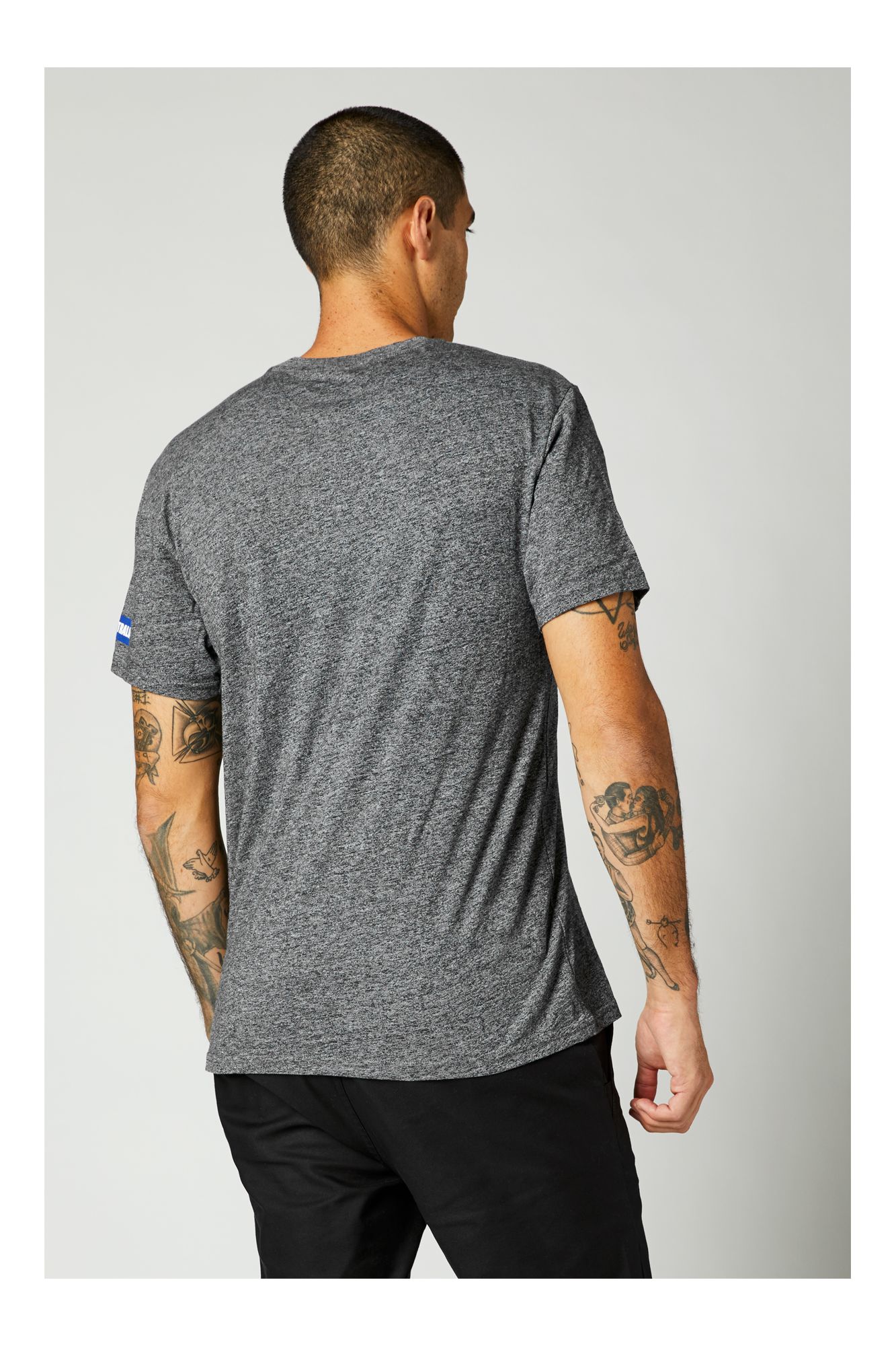 AU FLAG SS PREMIUM TEE [HTR GRAPH] S