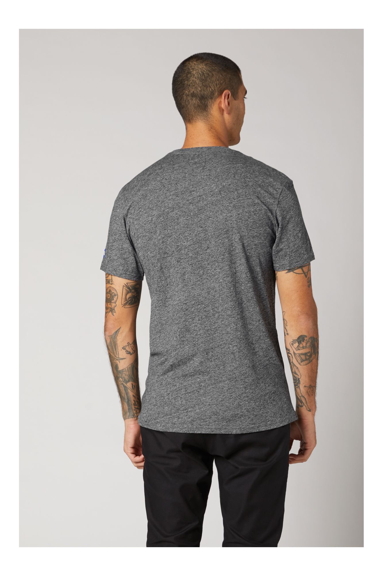 UK FLAG SS PREMIUM TEE [HTR GRAPH] S