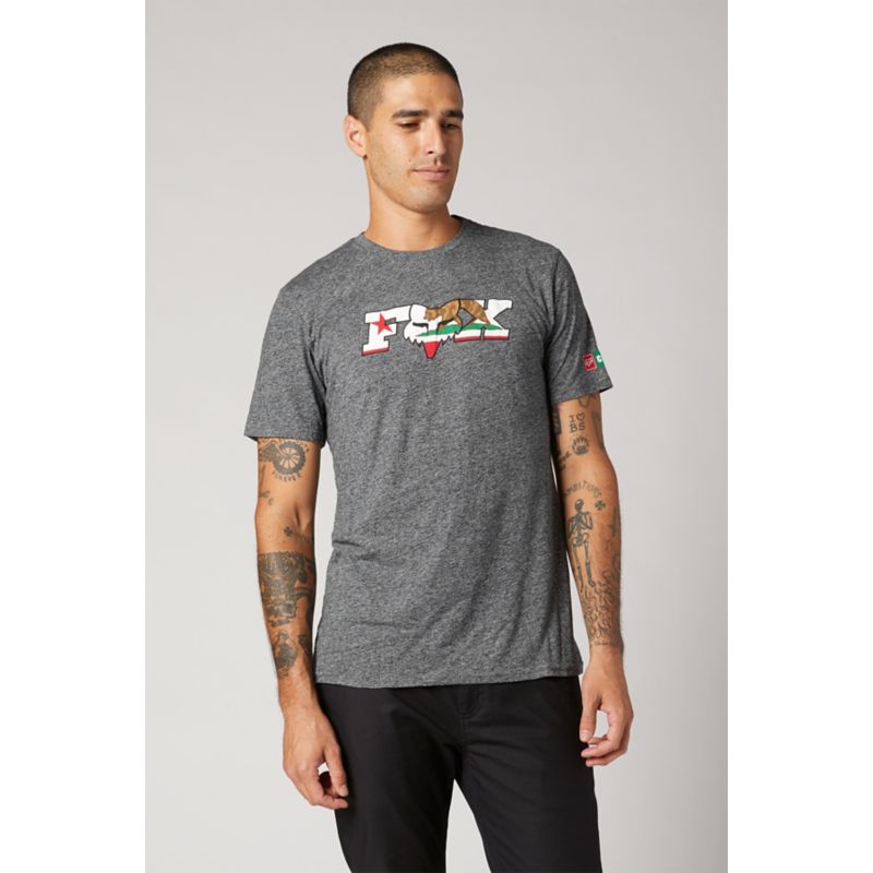 CA FLAG SS PREMIUM TEE [HTR GRAPH] S | Fox Racing - Reino Unido