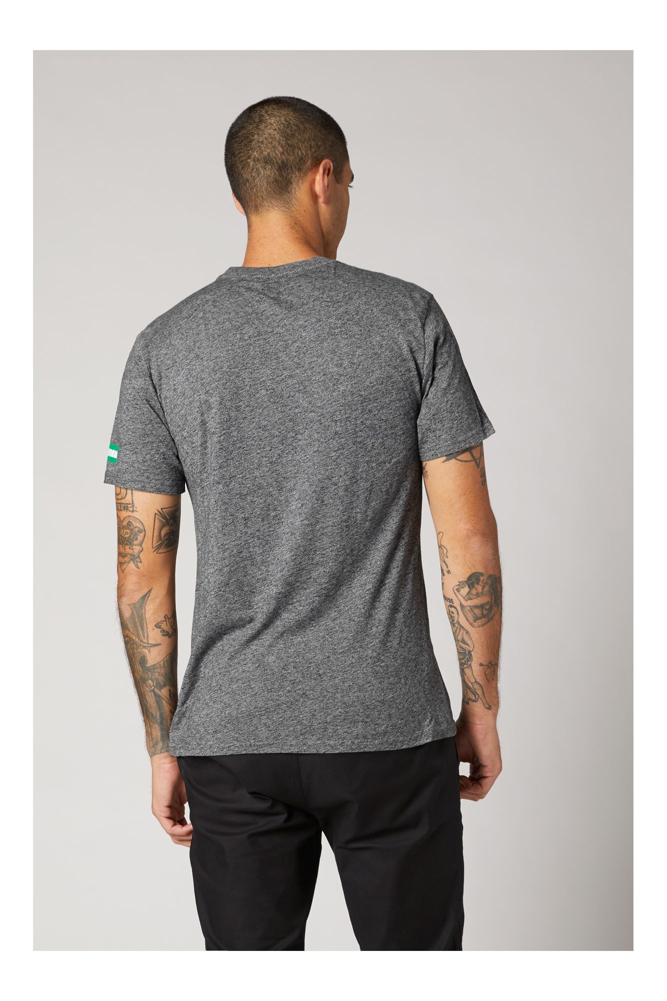 CA FLAG SS PREMIUM TEE [HTR GRAPH] S