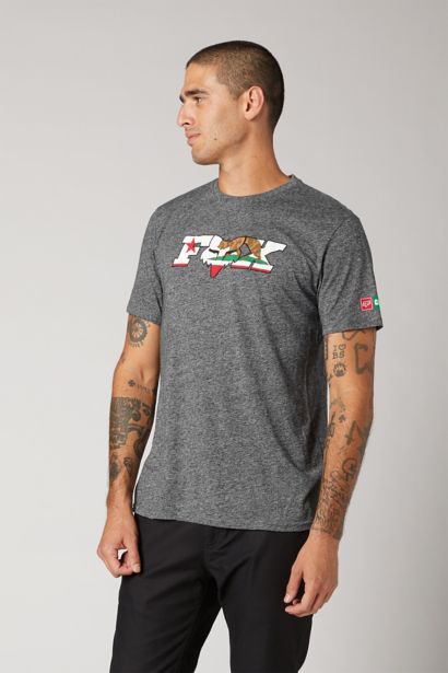 CA FLAG SS PREMIUM TEE [HTR GRAPH] S