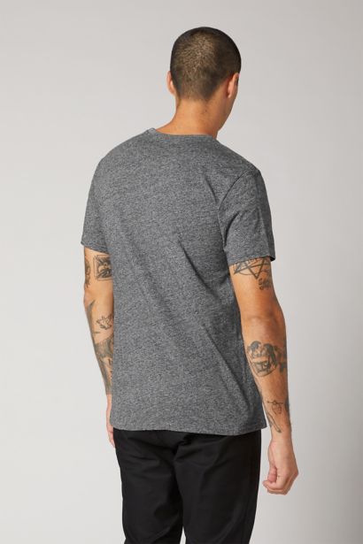 USA FLAG SS PREMIUM TEE [HTR GRAPH] S