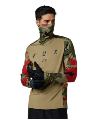 Fox camo mtb jersey sale