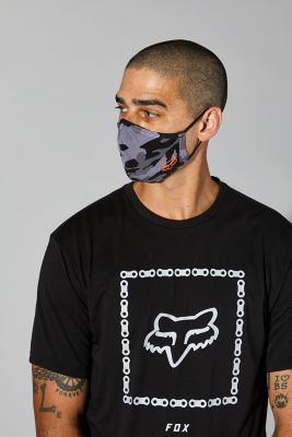 Fox Face Mask Camo Blk Cam Os Fox Racing