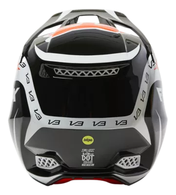 V3 RS DVIDE HELMET [BLK/WHT/ORG] S