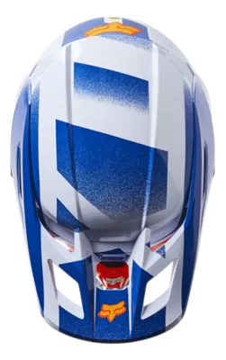 V2 RKANE HELMET [ORG/BLU] XS