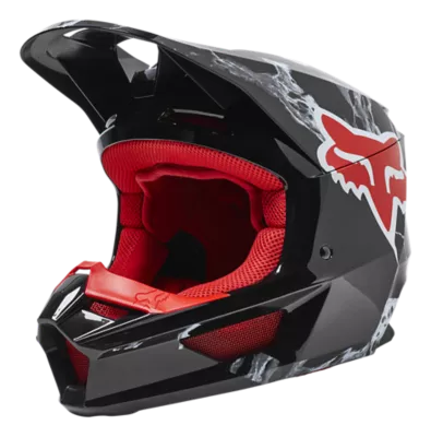 Casco motocross fox v1 karrera dark indigo