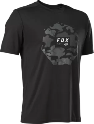 Fox Racing Ranger DR Short Sleeve MTB Jersey - Blue Camo - 2021 - Cambria  Bike