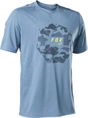 Fox Racing MTB Ranger Drirelease SS Jersey Blue Camo