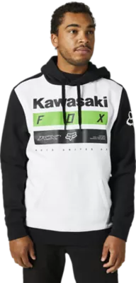 KAWI STRIPES PO FLEECE [BLK/WHT] L