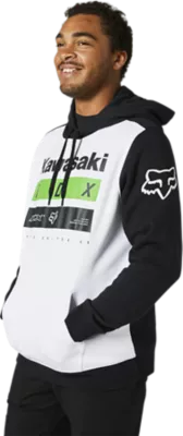 KAWI STRIPES PO FLEECE [BLK/WHT] S