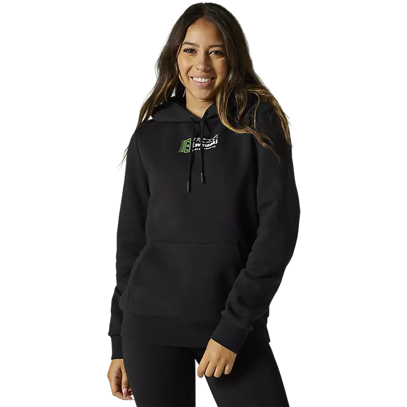 Womens Kawasaki Pullover Hoodie Womens Kawasaki Pullover Hoodie