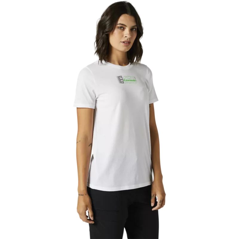 Womens Kawasaki White Tee
