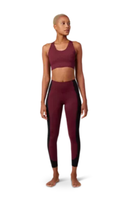 Fox Racing Motive Midi Womens Sports Bra Dark Maroon